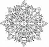 Mandala Diamanten Diamonds Malvorlagen Drus sketch template
