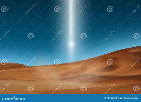 desert lightbeam stock illustration illustration  heat