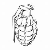 Grenade Knuckle Knuckles sketch template