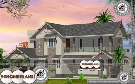 beautiful bungalow house plans  double floor traditional collections