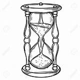 Drawing Glass Antique Hourglass Reloj Arena Para Colorear Sand Clock Hour Coloring Tattoo Sketch Pages Illustration Getdrawings Drawings Choose Board sketch template