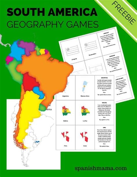 learning   continents  printables  resources south