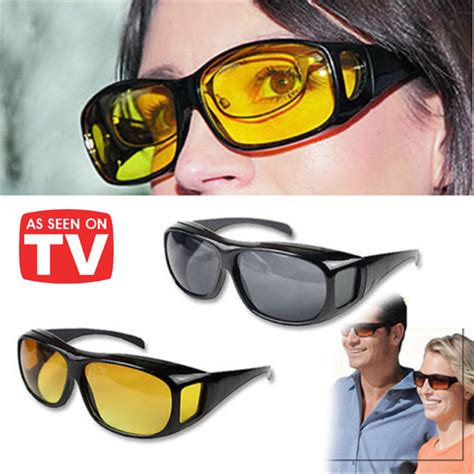new 2020 hd night vision wraparound sunglasses fits over glasses as