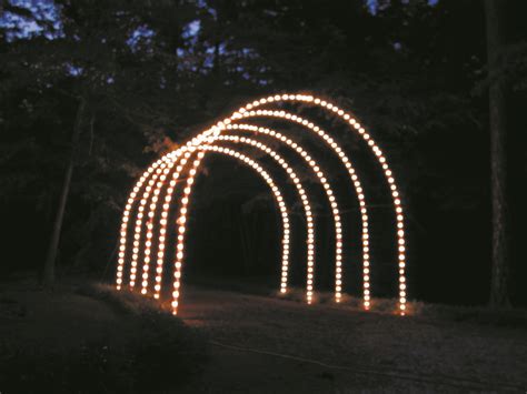 commercial lighted arches  drive  parks  city streets