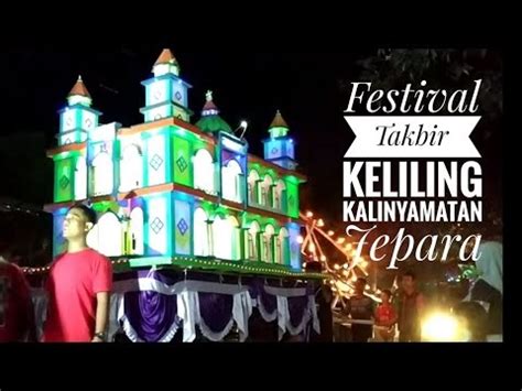 festival takbir keliling kalinyamatan jepara