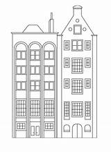 Coloring Buildings Apartment Pages City Apartments Houses Building Color Tall Simple Row Printable House Kids Drawing Stylish Book Colouring Printcolorfun sketch template