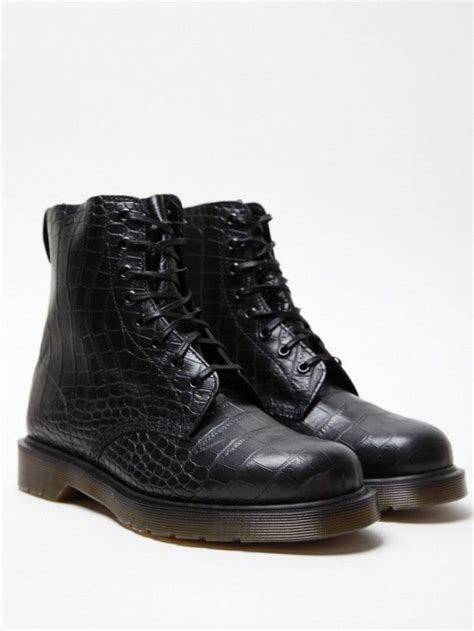 dr martens croco pascal pack boots shoe obsession shoe boots