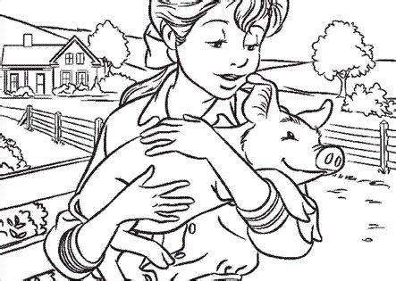 charlottes web coloring pages book study charlottes web