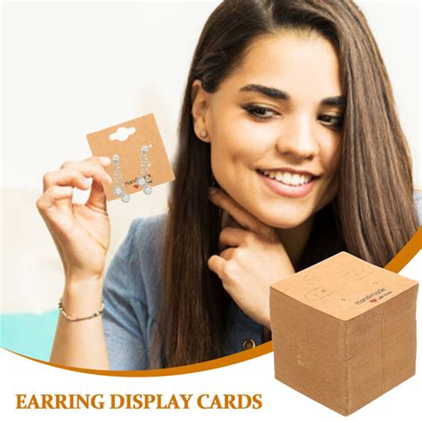 sheets earings wear resistant jewelry cards earring small ebay