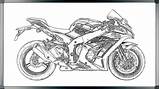 Zx 10r sketch template