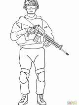 Army Guy Coloring Men Drawing Pages Getdrawings sketch template