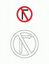 Coloring Road Sign Pages Library Clipart Traffic Signs sketch template