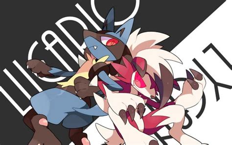 Lucario And Lycanroc Lucario Pinterest Pokémon