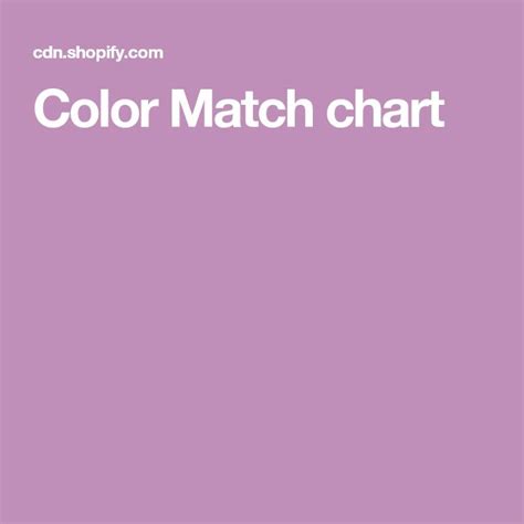 color match chart color color matching chart