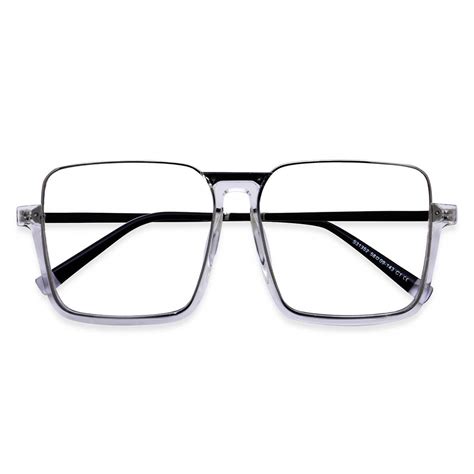S31352 Square Clear Eyeglasses Frames Leoptique