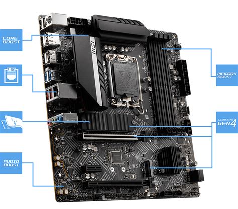 pro bm  ddr motherboard  atx intel  gen processors