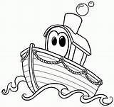 Boat Children Coloring Colouring Printable Popular Sheets sketch template