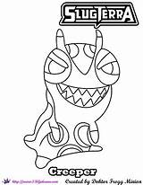 Slug Slugterra Doktor Frogg Skgaleana Elemental Creeper Minion Water sketch template