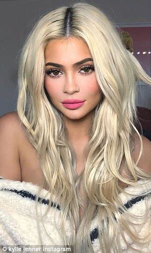 Kylie Jenner Dons Lengthy Blonde Tresses For Sultry Instagram Snaps