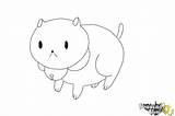 Puppycat sketch template