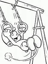 Coloring Swing Smurf Playing Getcolorings Play Library Clipart Popular Swings sketch template
