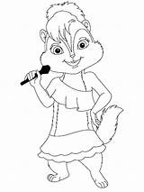Chipettes Chipette Jeanette Mic sketch template