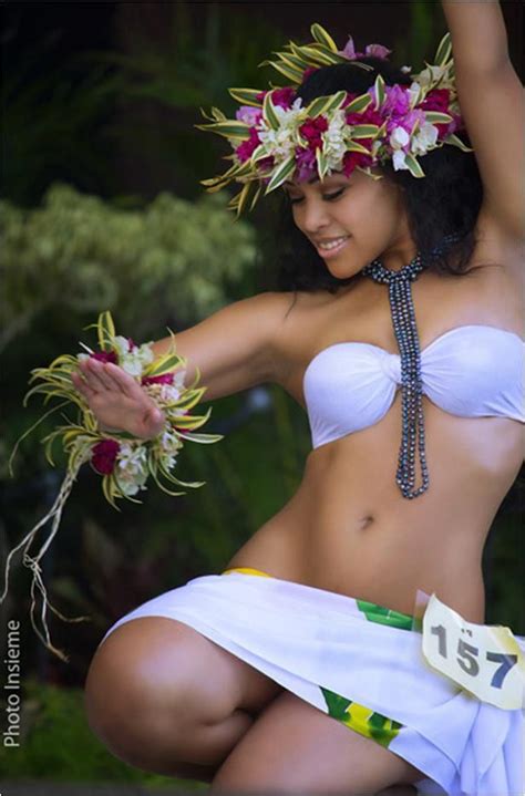 Tahitian Dance Tahiti Vahiné Tahiti Danse