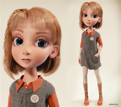 20 realistic 3d blender models and character designs by ukraine