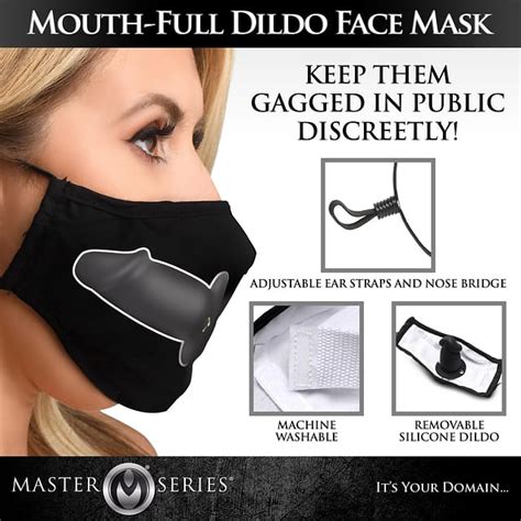 Mouth Full Dildo Face Mask – The Bdsm Toy Shop