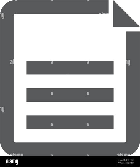 text file format icon  thick outline style black  white