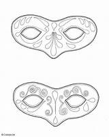 Venecia Mascaras Mascara Molde Mardi Gras Carnival Masquerade sketch template