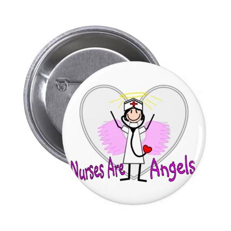 nurses are angels pins zazzle