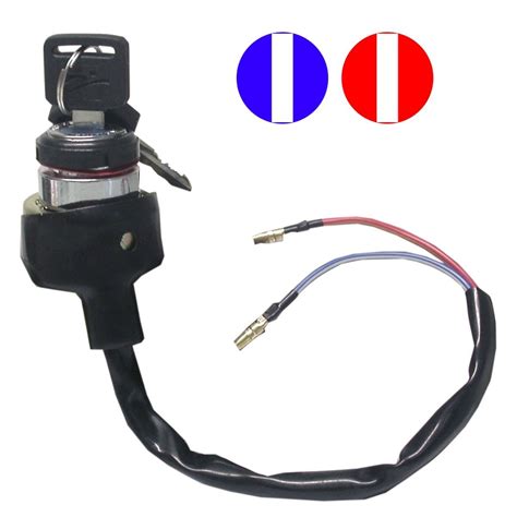 aw motorcycle parts ignition switch universal  wire held   nut