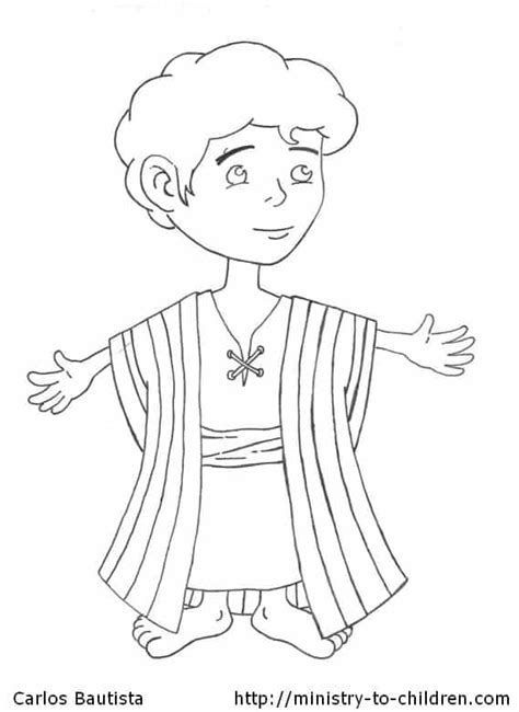 coloring page joseph coat   colors  file include svg png eps dxf