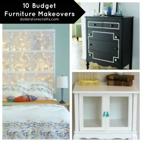 simple budget furniture makeovers dollar store crafts
