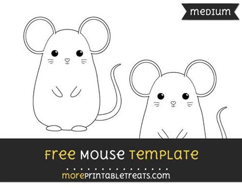 mouse template medium templates felt books felt crafts diy