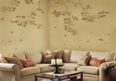 wall stencils sycamore branches pc kit reusable stencils  decals  home decor