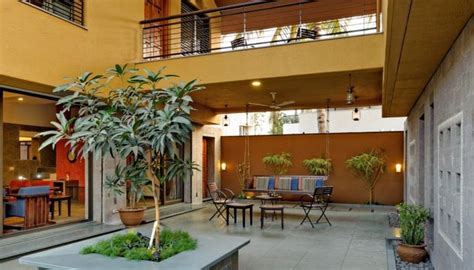 top  courtyard house  india  architects diary courtyard house plans courtyard house