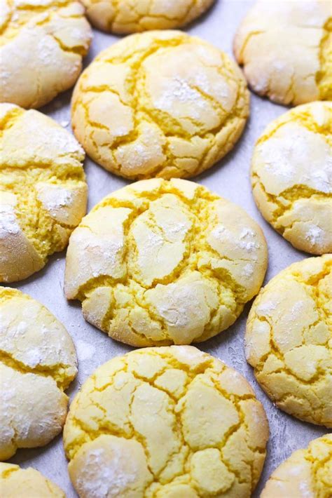 cake mix lemon cookies recipe berrymaple