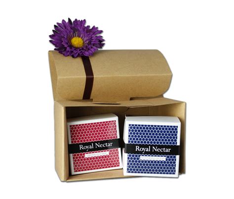 sustainable gift box glowing natural