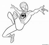 Miles Morales Coloring Pages Man Spider Print Search Again Bar Case Looking Don Use Find Top sketch template