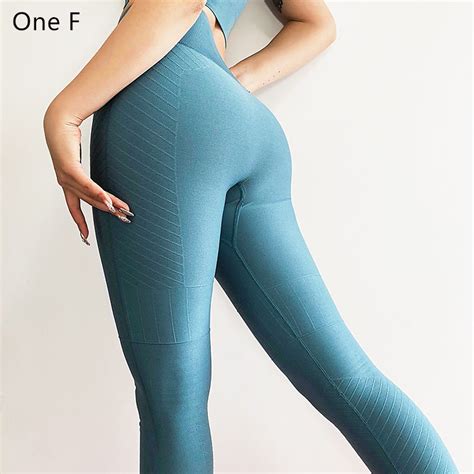 jacquard seamless leggings high waisted tummy control workout leggins