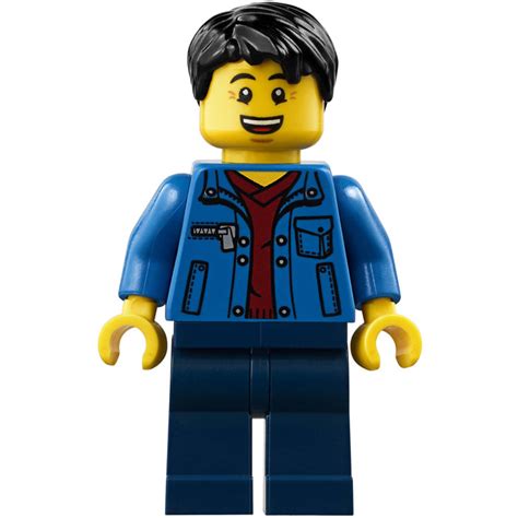 lego man  blue jacket minifigure inventory brick owl lego marketplace