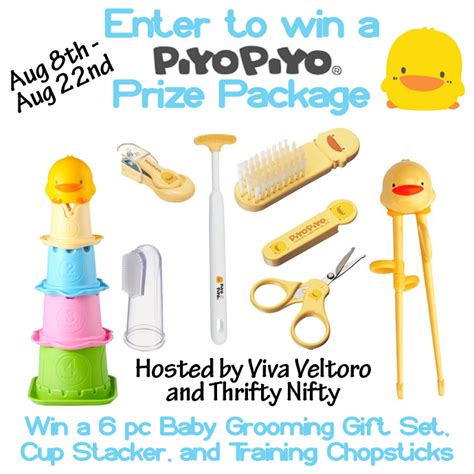 piyo piyo prize package giveaway thrifty nifty mommy piyo piyo baby grooming piyo