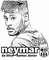 Neymar Psg sketch template