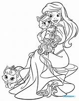 Colorear Coloringhome Princesa Trésor Sirena Princesas sketch template