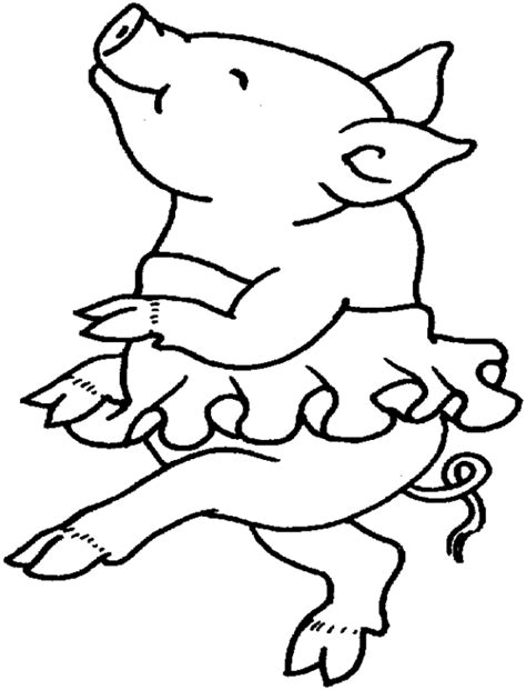 cute pig coloring pages jm