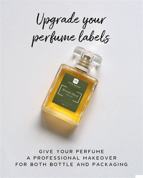custom perfume label custom product label packaging etsy