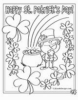 Coloring St Patrick Patricks Pages Printable Sheets Saint Leprechaun Activity Kids Gold Pot Happy Crafts Print Pattys Pdf Colouring Girl sketch template