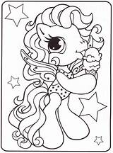 Pony Little Coloring Pages Sheets Cream Colouring Kids Printable Pie Cute Pinkie Print Angel Eating Ice Books Anime Flickr Unicorn sketch template